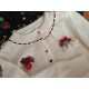 Yolanda Cranberry And Four-Leaf Clover Cardigan Skirt JSK and OP(Reservation/3 Colours/Full Payment Without Shipping)